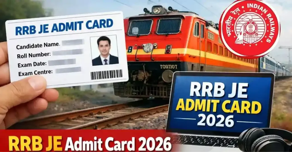 RRB JE Admit Card 2026