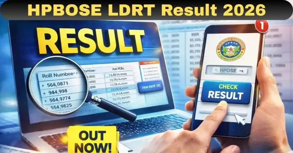 HPBOSE LDRT Result 2026